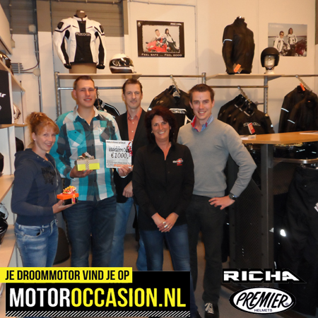 Prijsuitreiking Richa en Motoroccasion actie